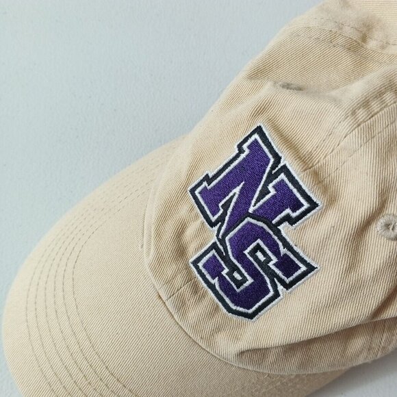 NORTH & ACRUX Embroidered Baseball Cap Hat One Size Men Activewear Gym Tan - Picture 2 of 8